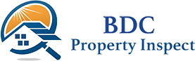 A green background with the words blue property